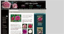 Desktop Screenshot of lillysrosegarden.com