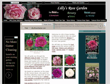 Tablet Screenshot of lillysrosegarden.com